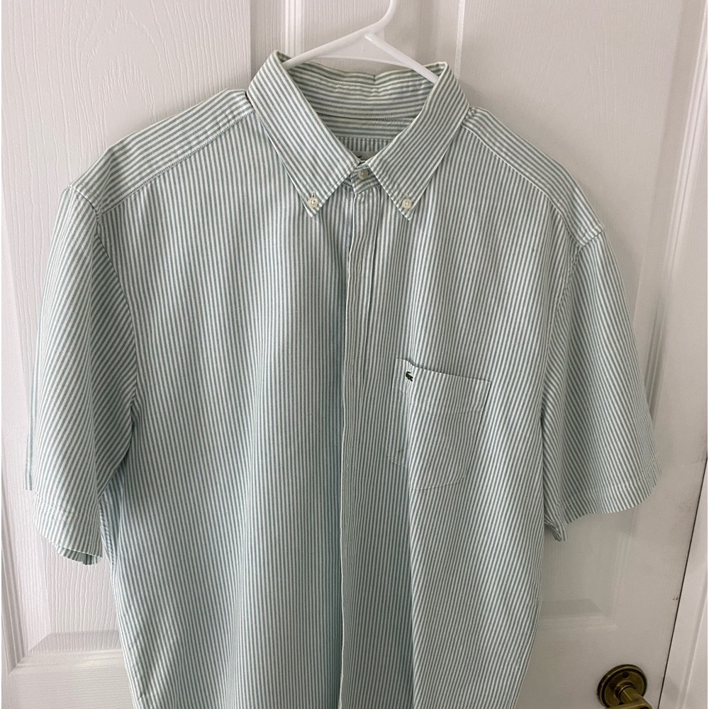 Lacoste S/S Green Shirt Size 42